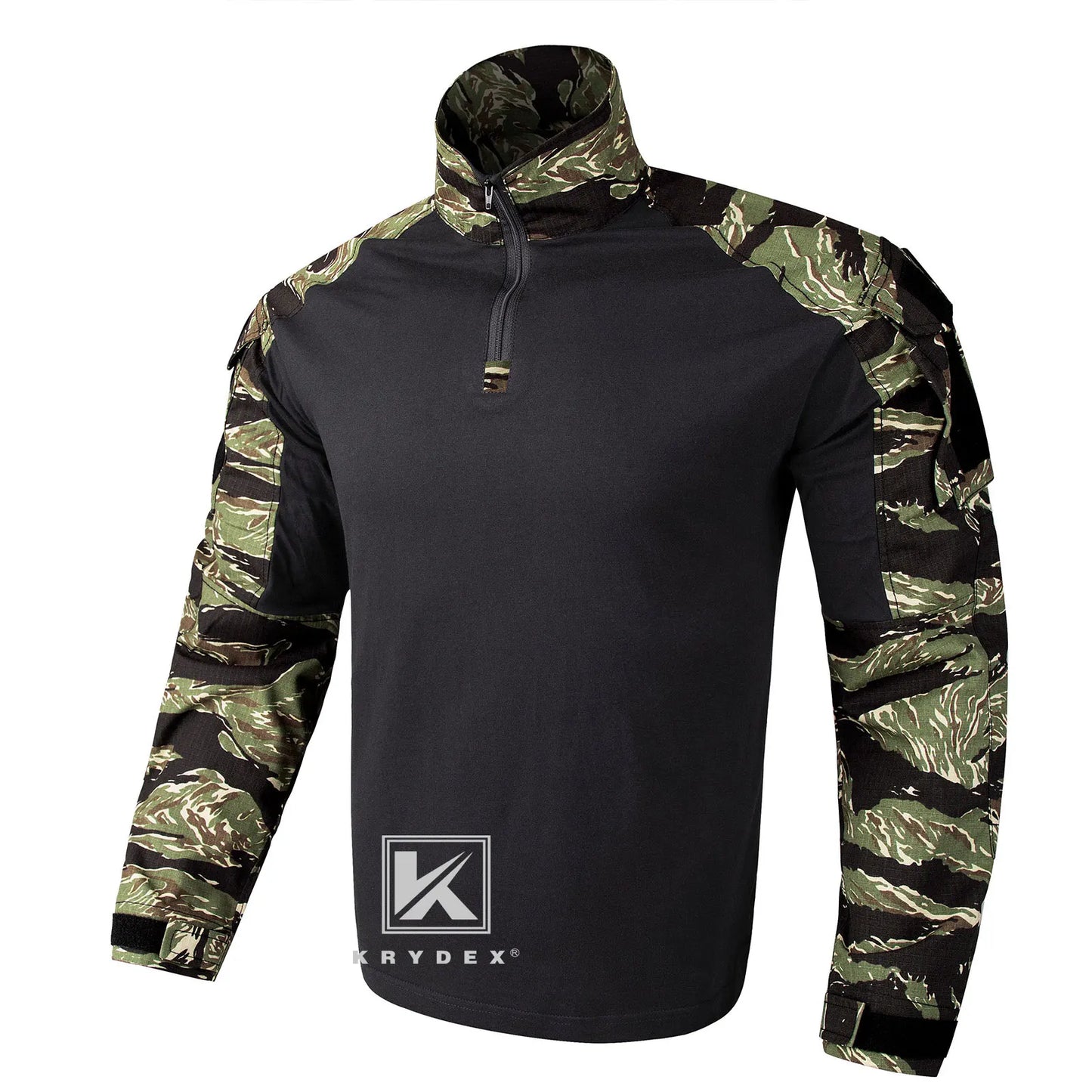 KRYDEX Combat Shirt With Elbow Pads For Hunting Tactical Wear