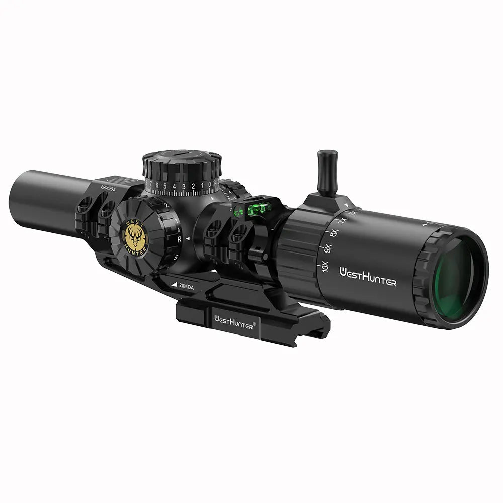 WestHunter GEN2 1-10x24 IR Scope LPVO With 1/4 MOA Reticle