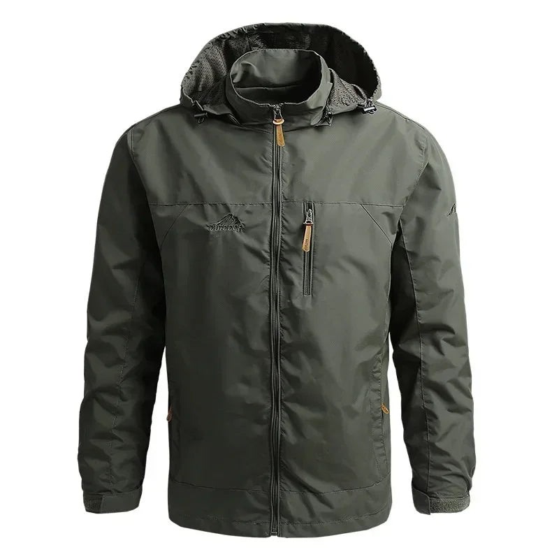 Men's Autumn Winter Waterproof Windbreaker Jacket For Outdoor Adventures