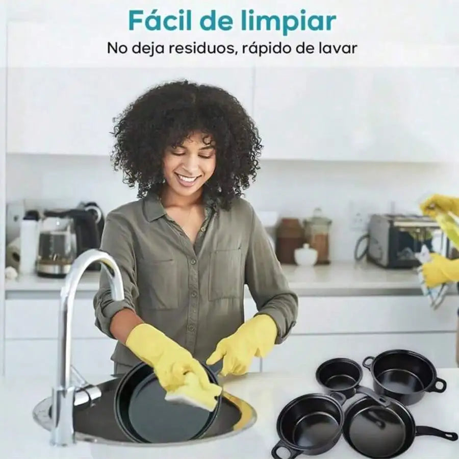 AEHOME Nonstick Cookware Set Induction Compatible For Everyday Cooking