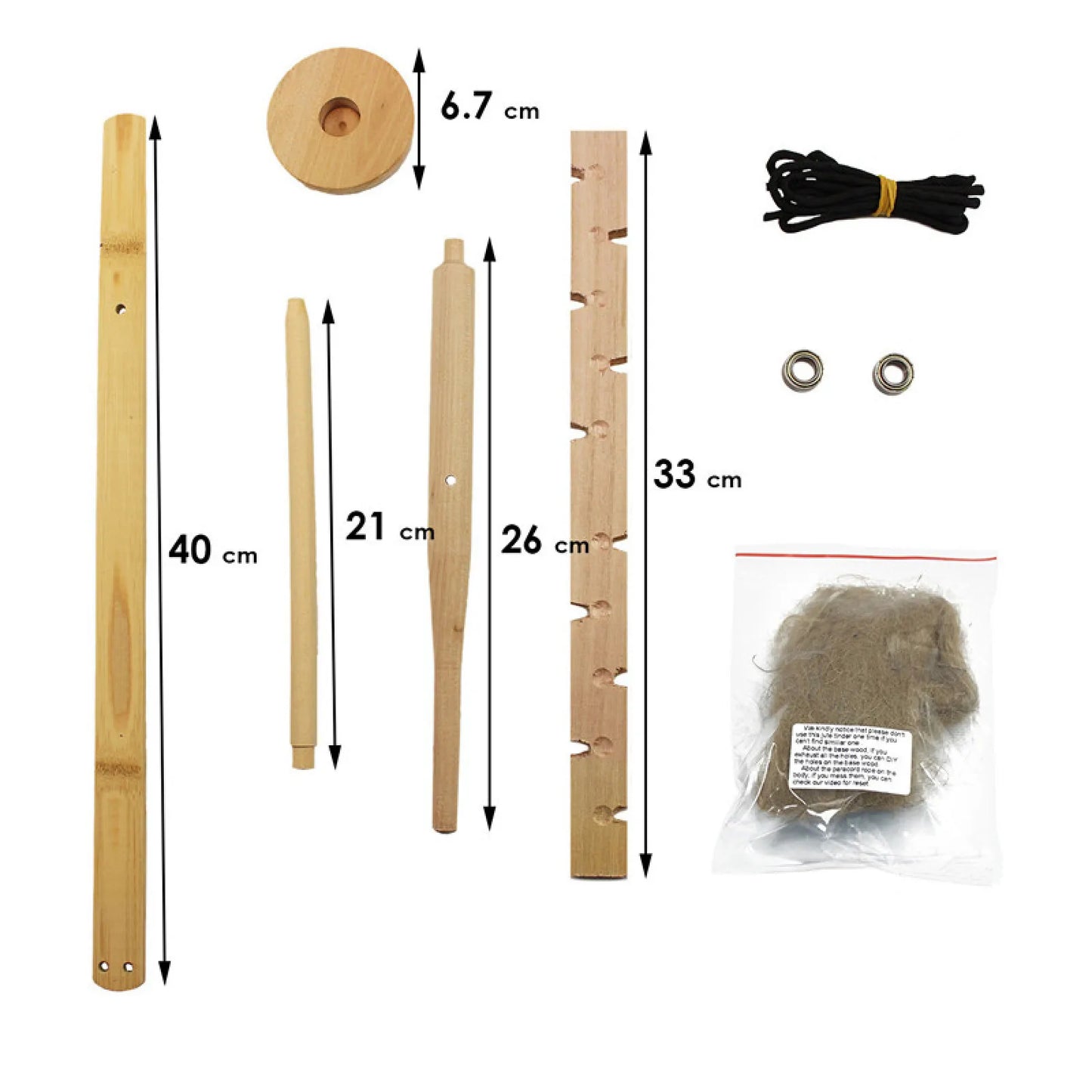 Bow Drill Friction Fire Starter Kit for Outdoor Survival Camping