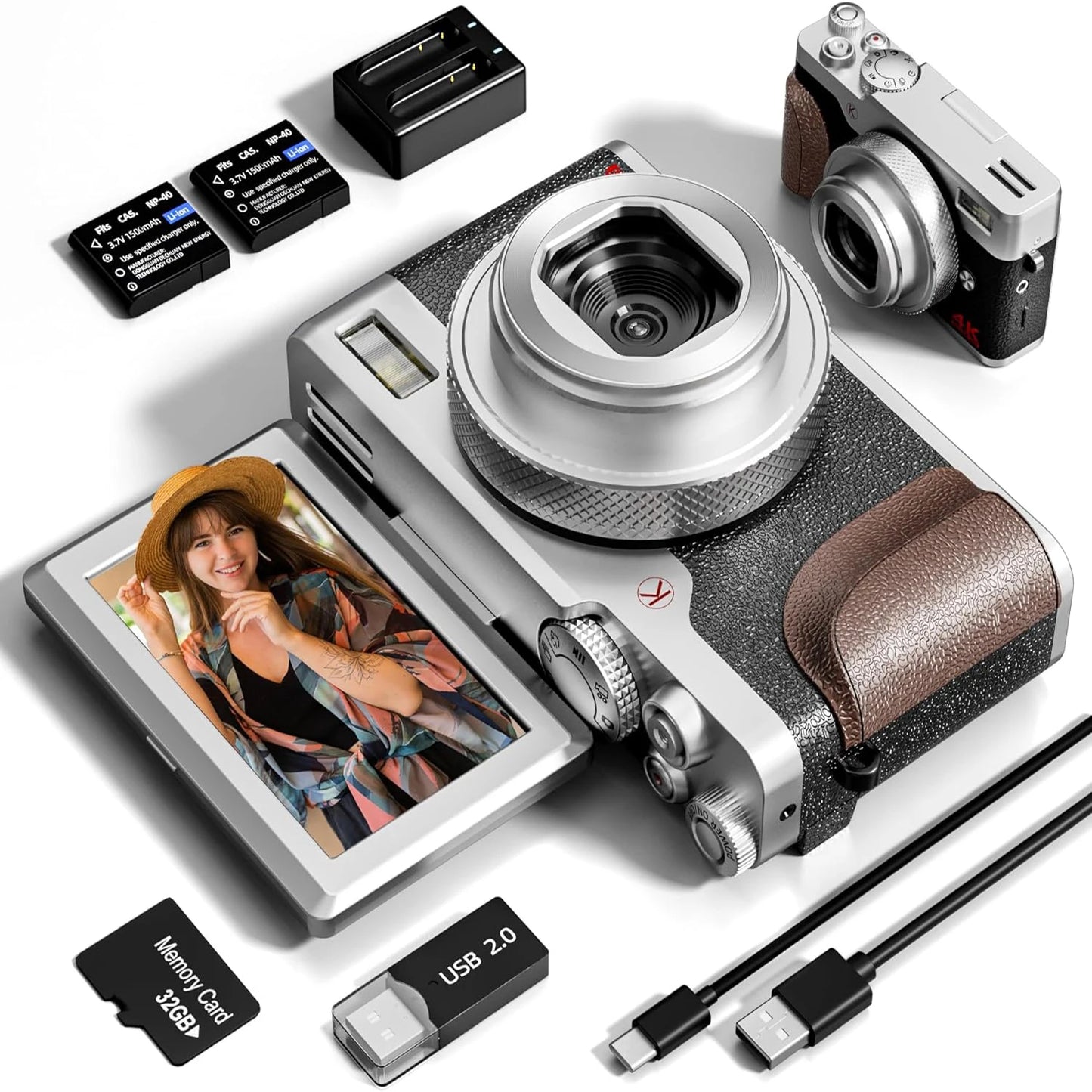 NBD 56MP Digital Camera For Photography And Vlogging 4K