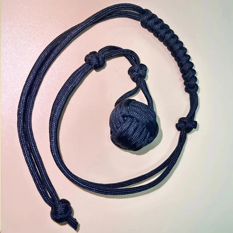 Outdoor EDC Monkey Fist Keychain Car Window Breaker
