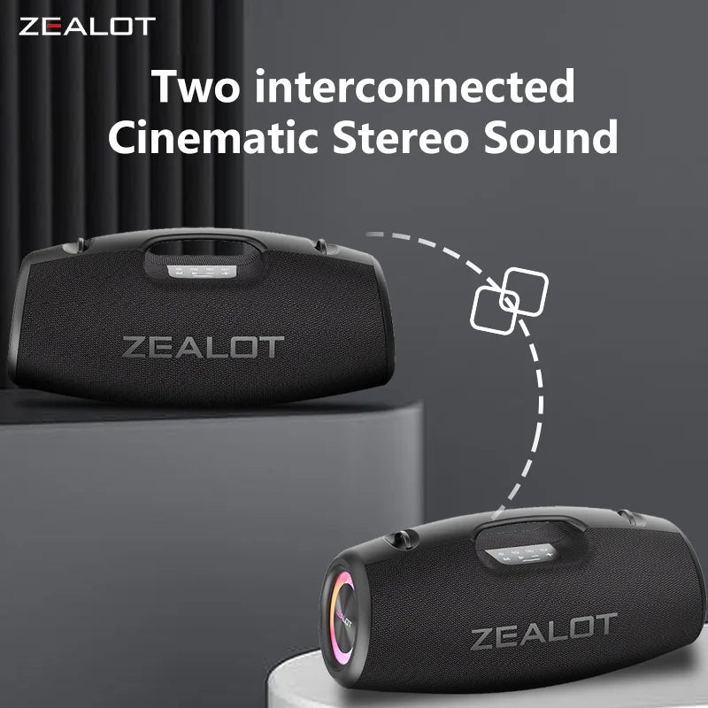 Zealot S78 100W Wireless Speaker With DSP Technology