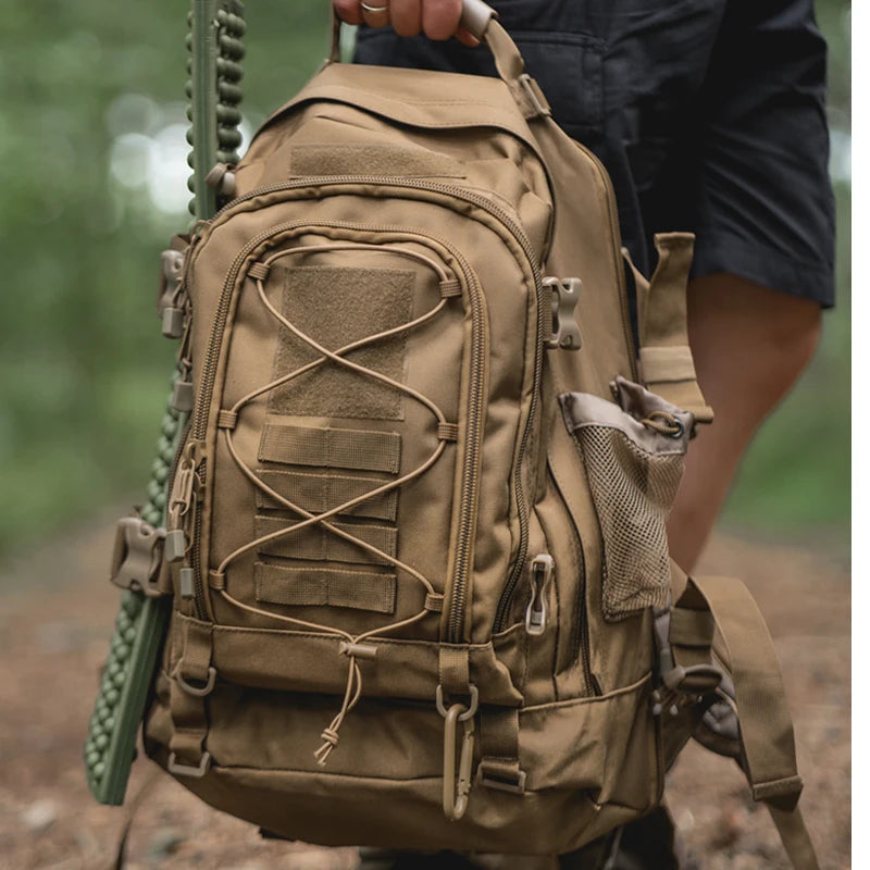 LQARMY Tactical Backpack Outdoor Military Rucksack for Hiking