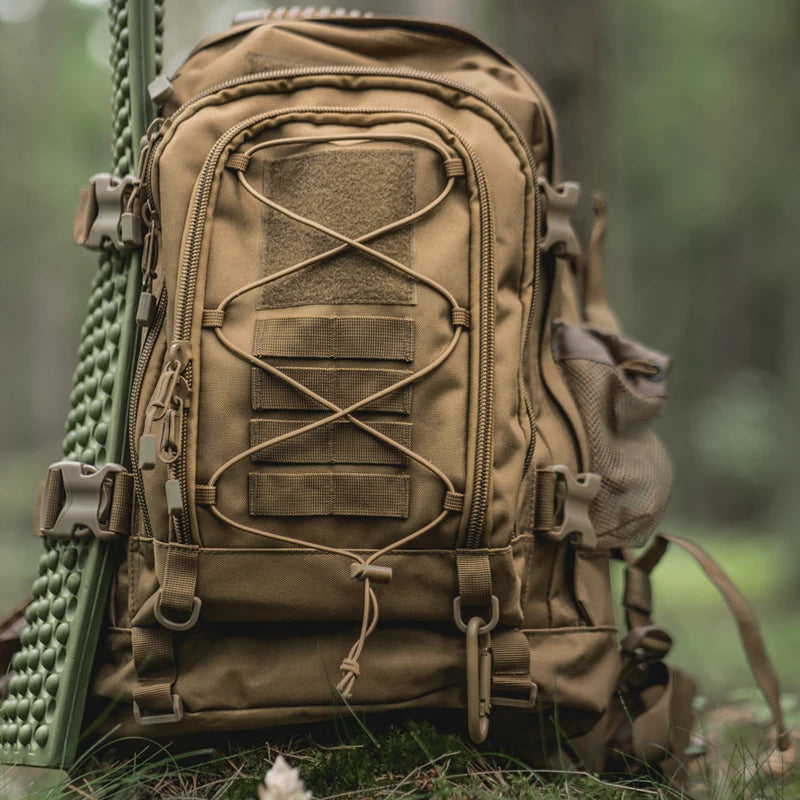 LQARMY Tactical Backpack Outdoor Military Rucksack for Hiking