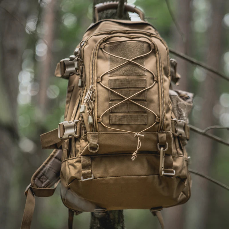 LQARMY Tactical Backpack Outdoor Military Rucksack for Hiking
