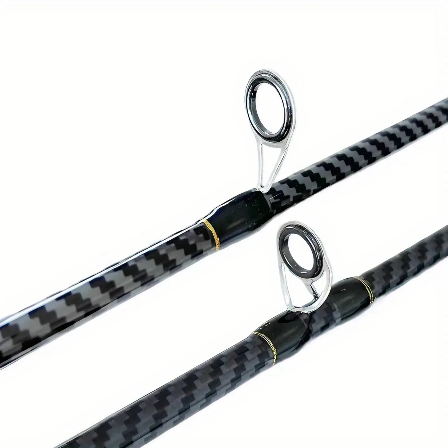 2-Section Carbon Fiber Fly Fishing Rod, Ultra Lightweight