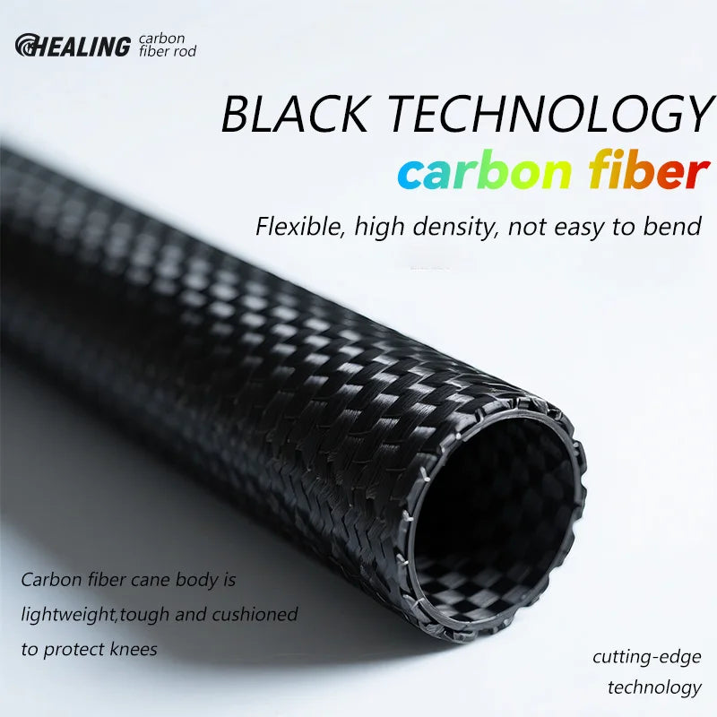 OKHEALING Carbon Fiber Trekking Poles Ultralight Foldable 2 Pack