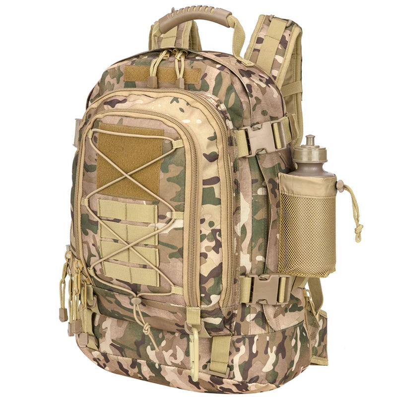 LQARMY Military Tactical Backpack MOLLE Rucksack for Outdoor Adventures Hiking
