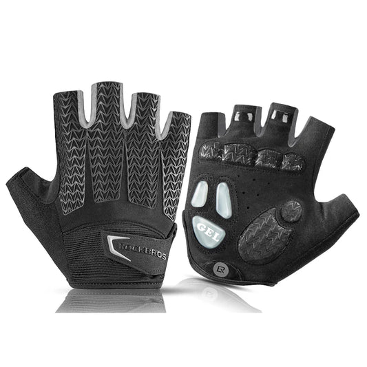 ROCKBROS Cycling Gloves Half Finger Anti Slip Gel Pad