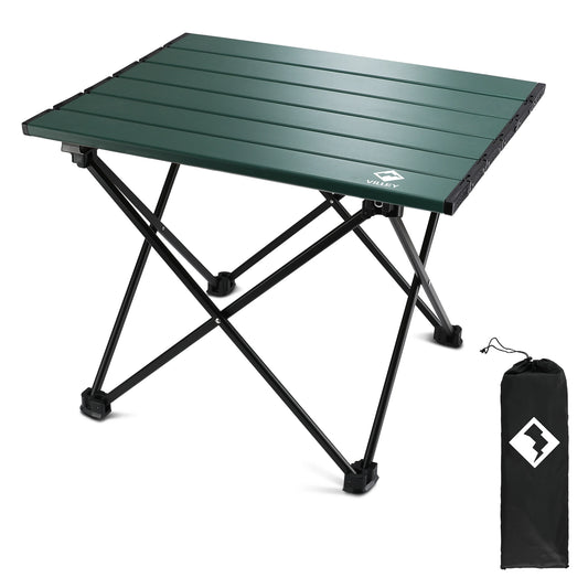 Villey Ultralight Portable Camping Side Table Aluminum Folding Carry Bag