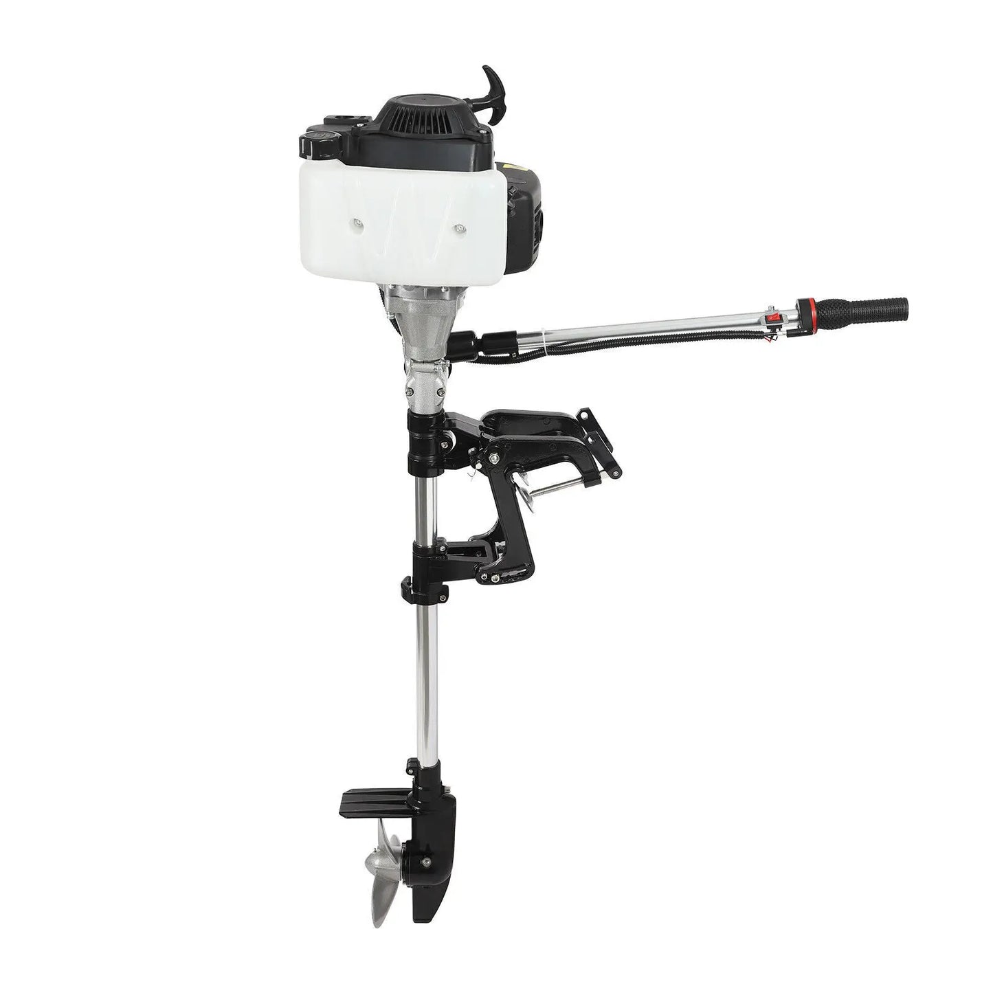 E-Start 7.5HP 4-Stroke Outboard Motor 144CC Tiller Control Boat Engine