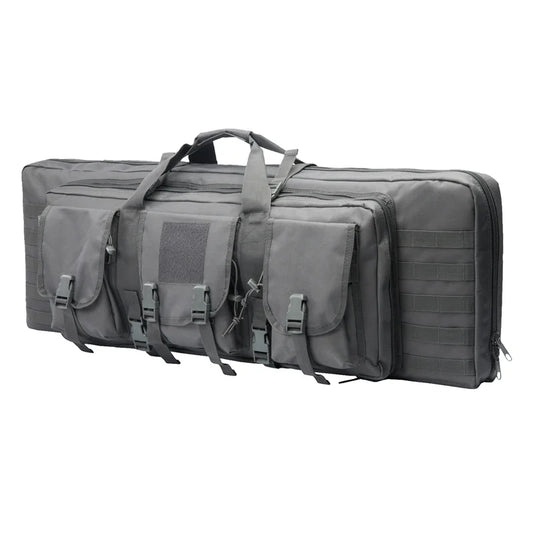 LQARMY Tactical Double Rifle Case Molle Gun Bag Sniper Backpack