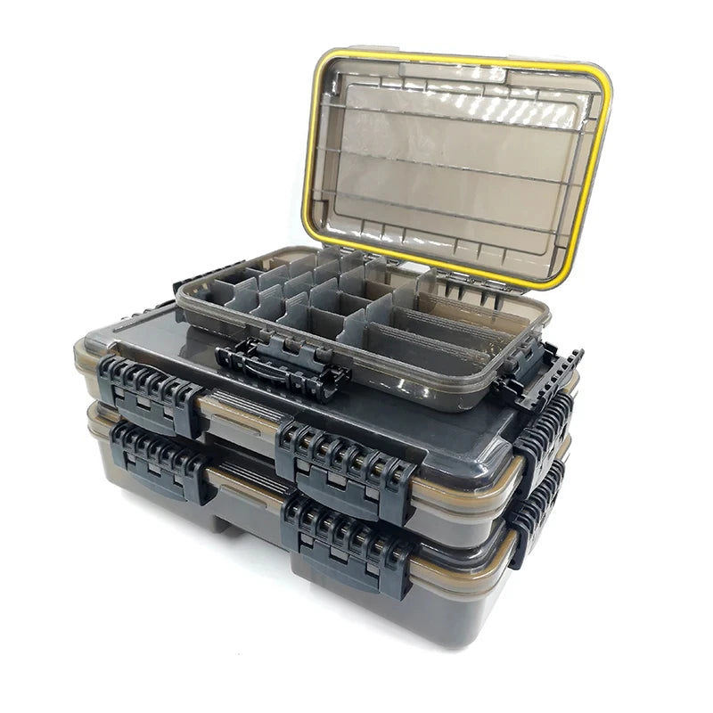 Large-Capacity Waterproof Fishing Tackle Box Storage Organizer