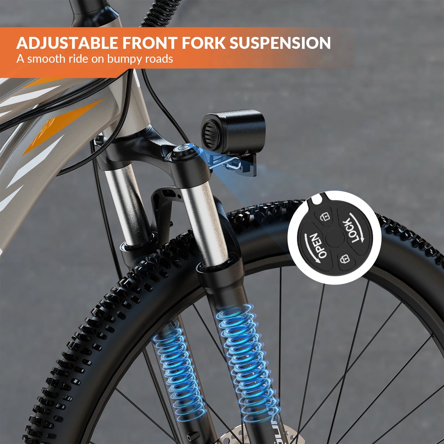 5TH WHEEL AB17 Electric Bike With 700W Peak Motor Display