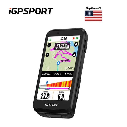 iGPSPORT Bicycle GPS Computer BiNavi Touchscreen Navigation IPX7 Waterproof