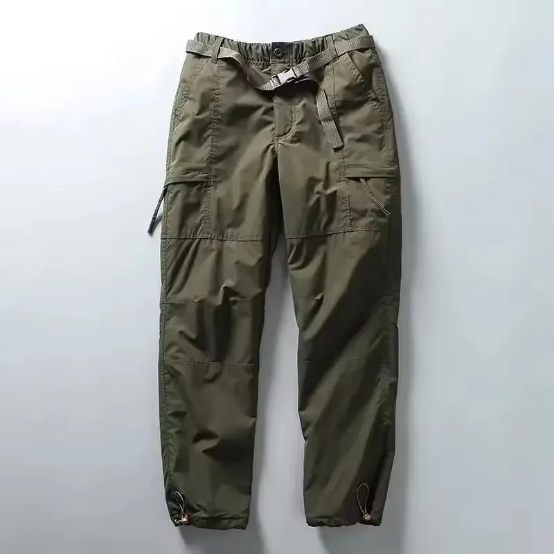 Waterproof Fleece Cargo Pants Men Women Winter Outdoor Multi Pocket
