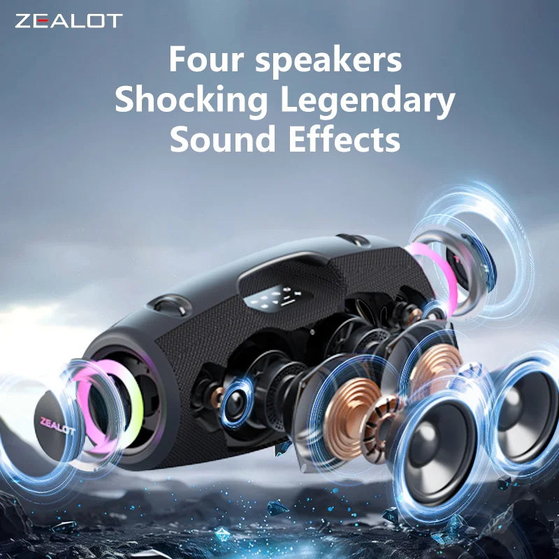 Zealot S78 100W Wireless Speaker With DSP Technology