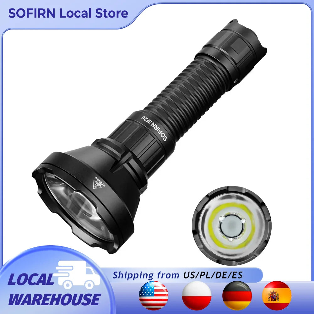 Sofirn SF26 21700 LED Flashlight Type C Rechargeable