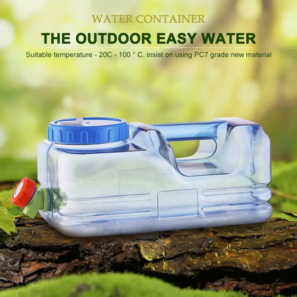 MOJOYCE Outdoor Water Container With Faucet No Leakage For Camping