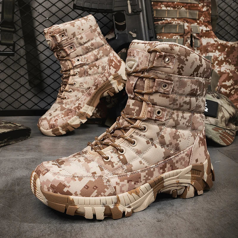 Louis Kadhrcn Mens Hiking Boots Lightweight Tactical Outdoor Boots