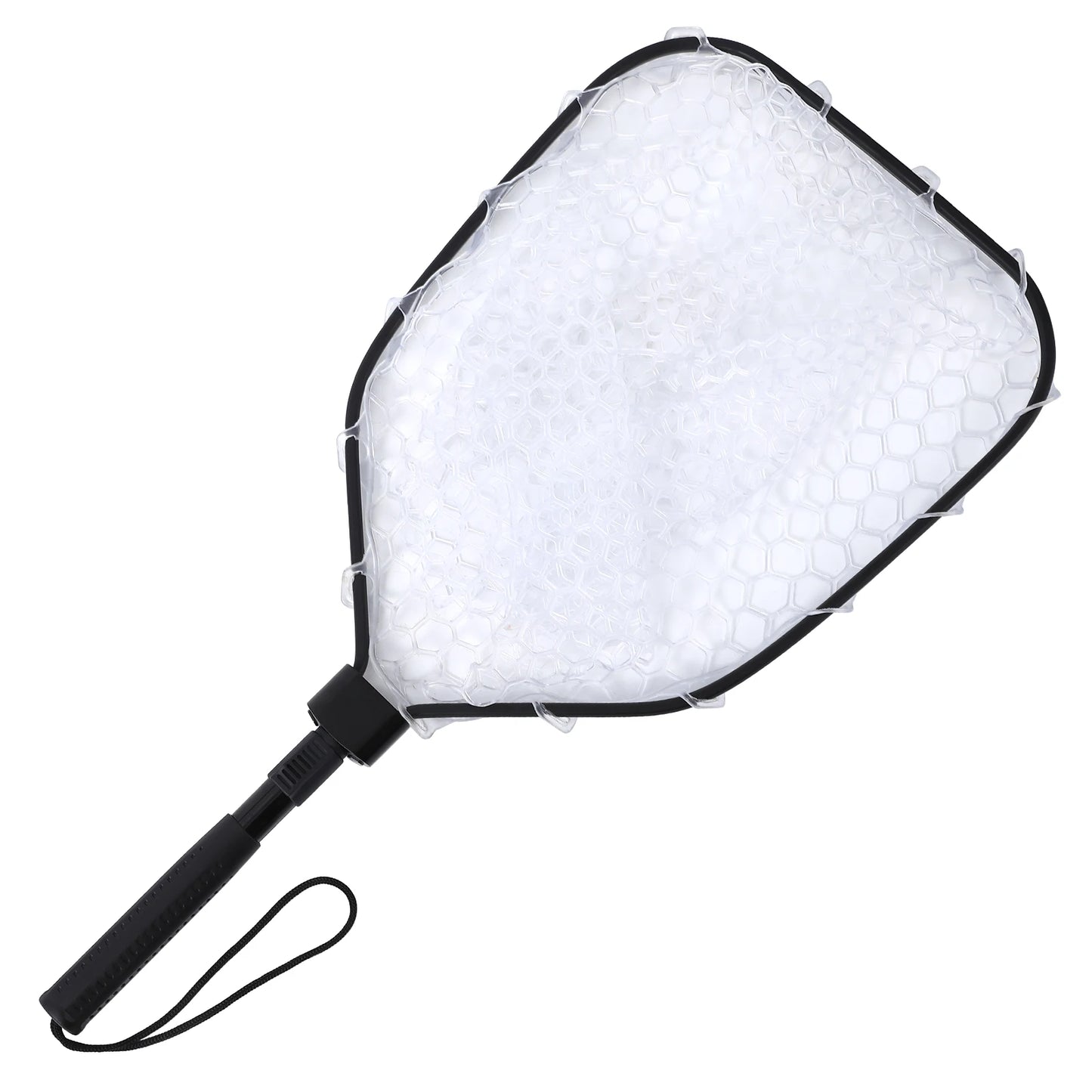 HiMISS Foldable Trout Landing Net With Handle Lightweight Fly Fishing