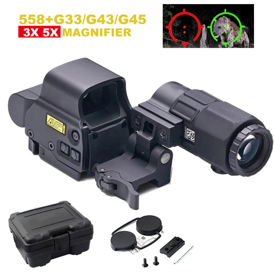 Bestsight 558G43 Holographic Collimator Sight With Rail Mount