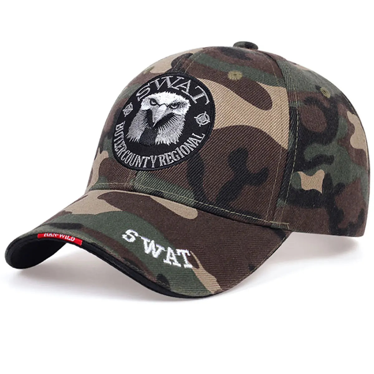 SWAT Eagle Embroidered Baseball Cap Unisex Outdoor Adjustable