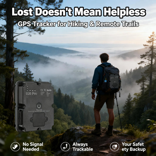 Wanwaytech GPS Tracker For Hiking Outdoor Real Time SOS