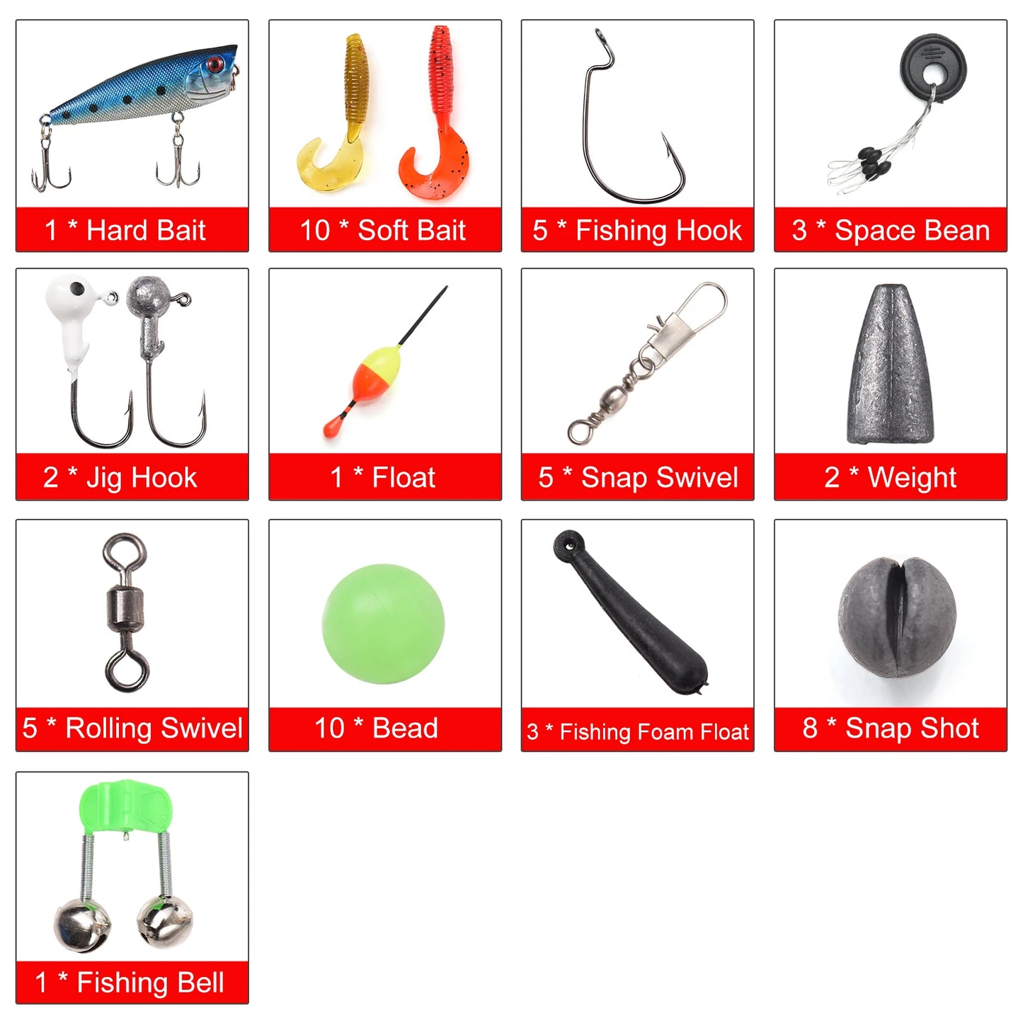 Kids Fishing Rod And Reel Combo Full Kit Telescopic Set