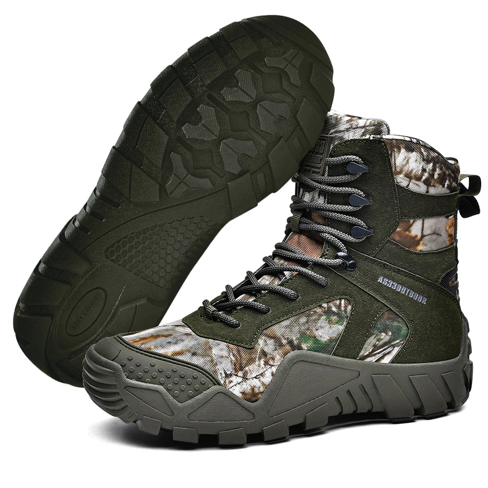 Louis Kadhrcn Men's Waterproof Hiking Boots Lightweight Durable