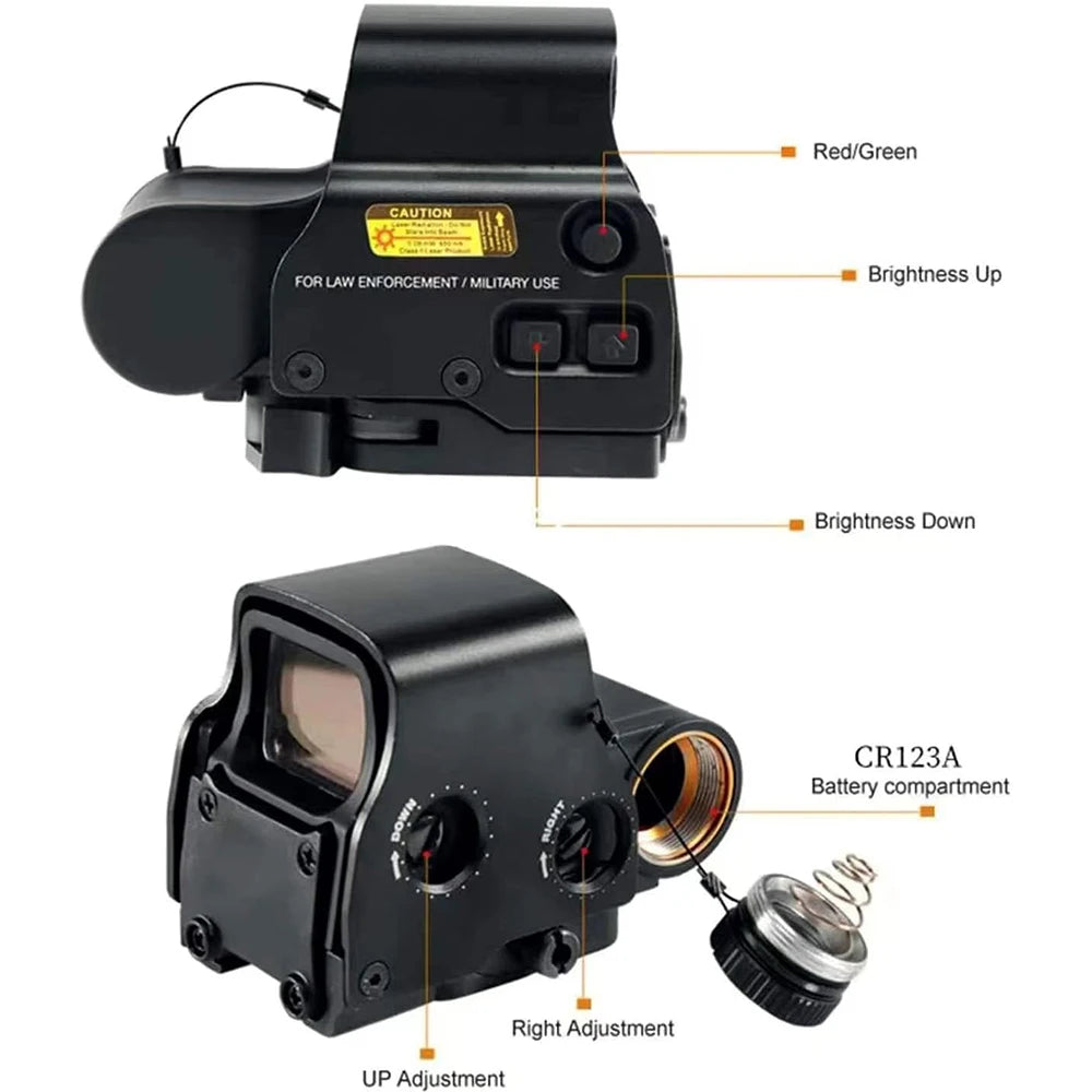 Bestsight 558 Dot Sight Holographic Reflex Picatinny Mount