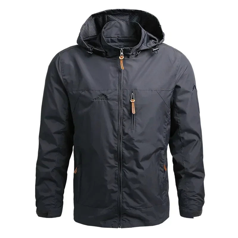 Men's Autumn Winter Waterproof Windbreaker Jacket For Outdoor Adventures