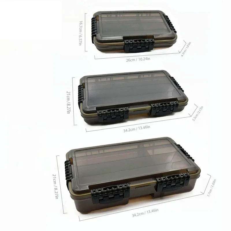 Large-Capacity Waterproof Fishing Tackle Box Storage Organizer