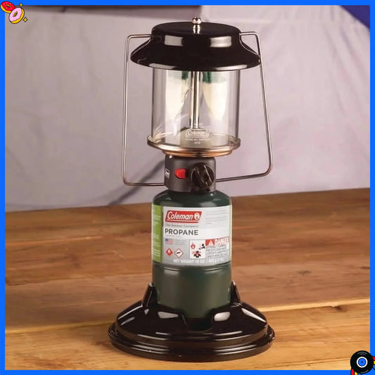 Quick Pack 810 Lumen Propane Lantern With Two Mantles For Camping