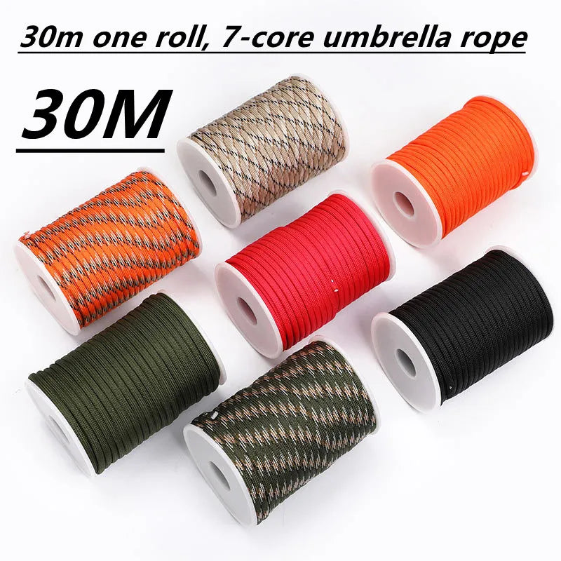 Paracord 550 7-Core Outdoor Survival Rope For Camping