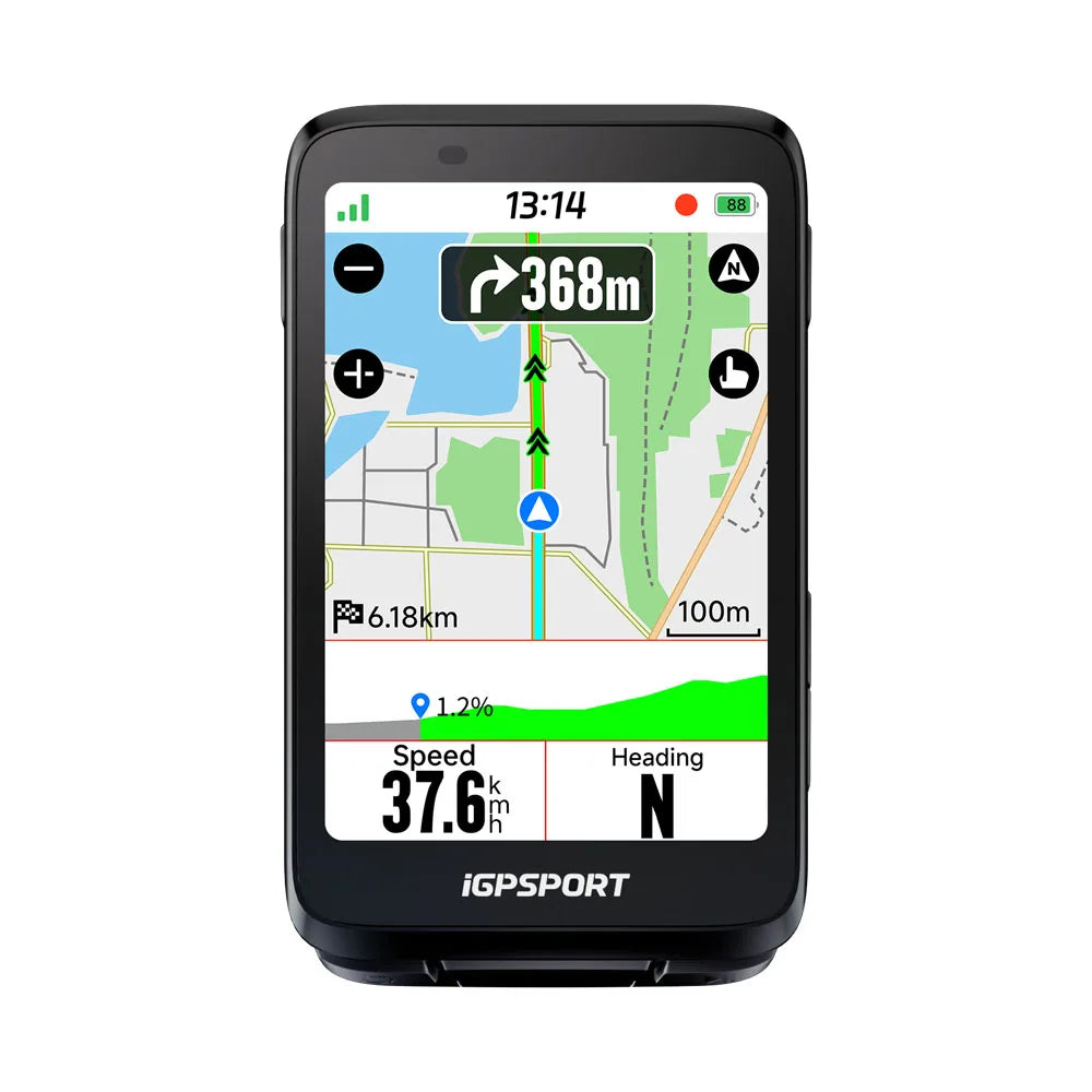iGPSPORT Bicycle GPS Computer BiNavi Touchscreen Navigation IPX7 Waterproof