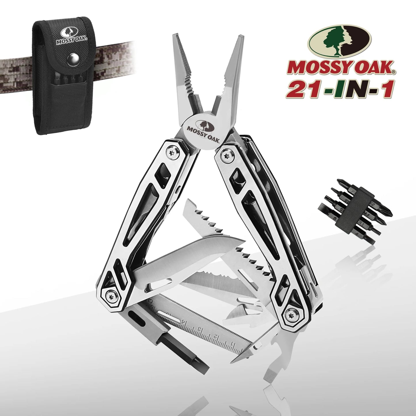 WORKPRO 21 In 1 Multi Function Pliers With Sheath Outdoors