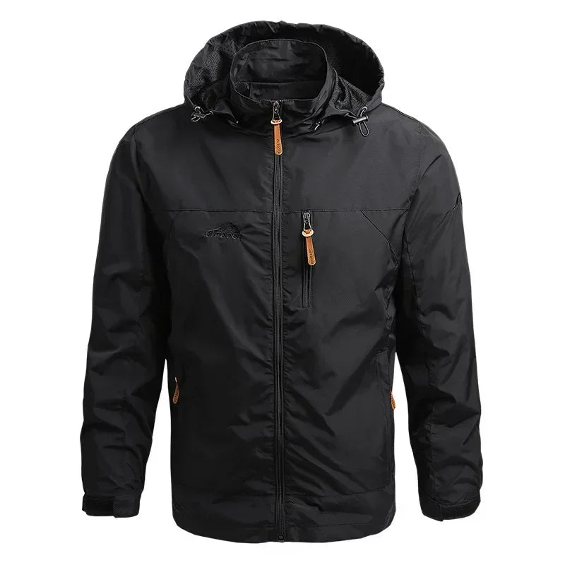 Men's Autumn Winter Waterproof Windbreaker Jacket For Outdoor Adventures