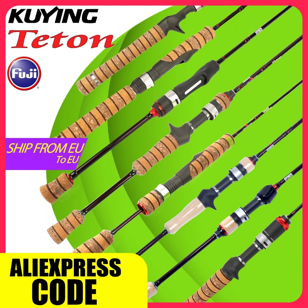 KUYING Teton LUL Fishing Rod Carbon Fiber Fast Action