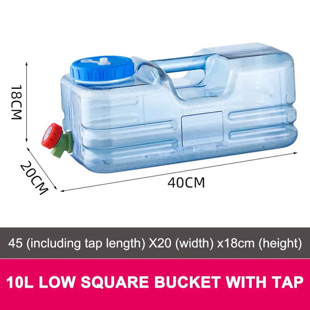 MOJOYCE Outdoor Water Container With Faucet No Leakage For Camping