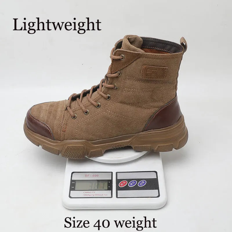 SUADEX Steel Toe Mens Work Boots For All Day Comfort