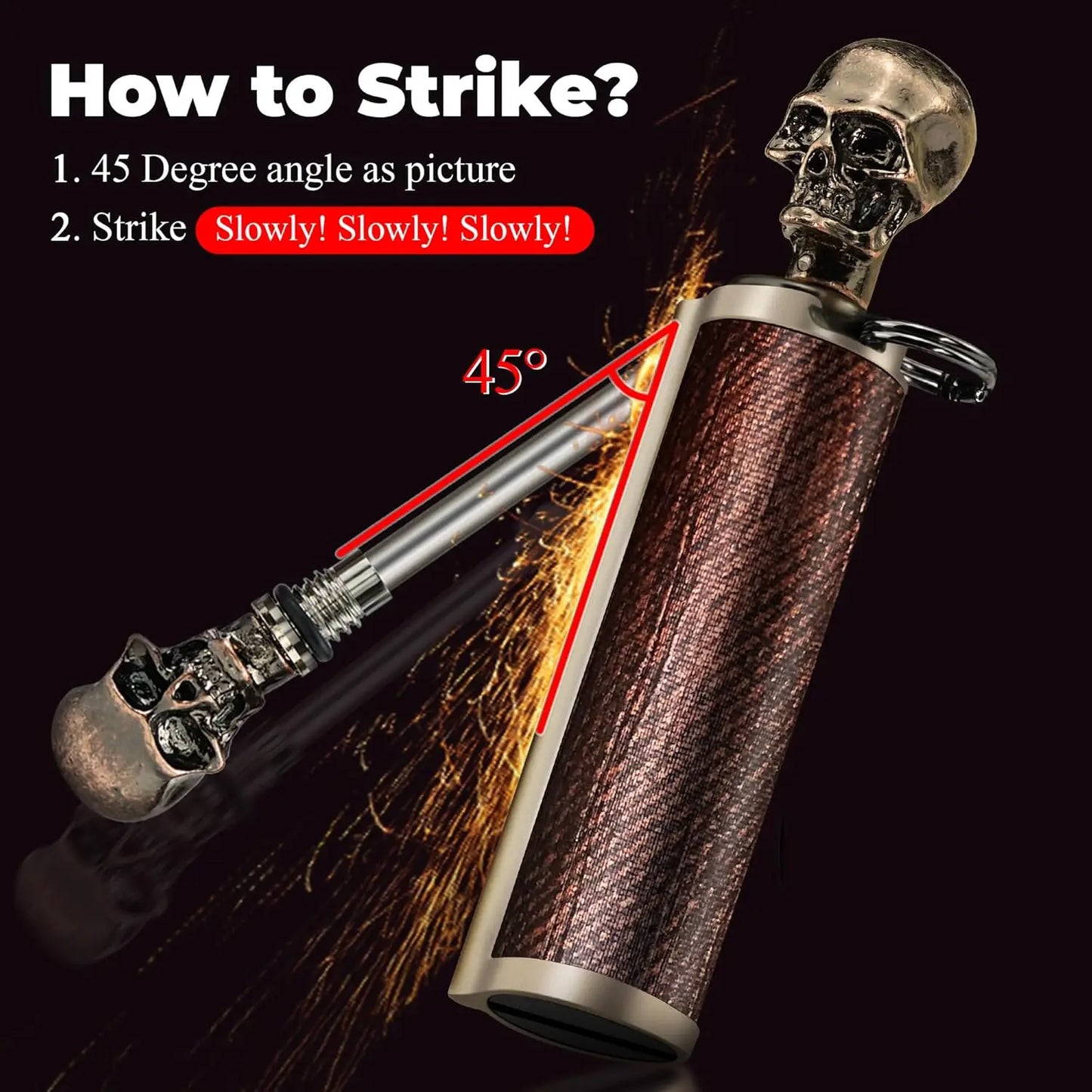 Permanent Matchstick Fire Starter Waterproof Emergency Lighter With 10000 Strikes
