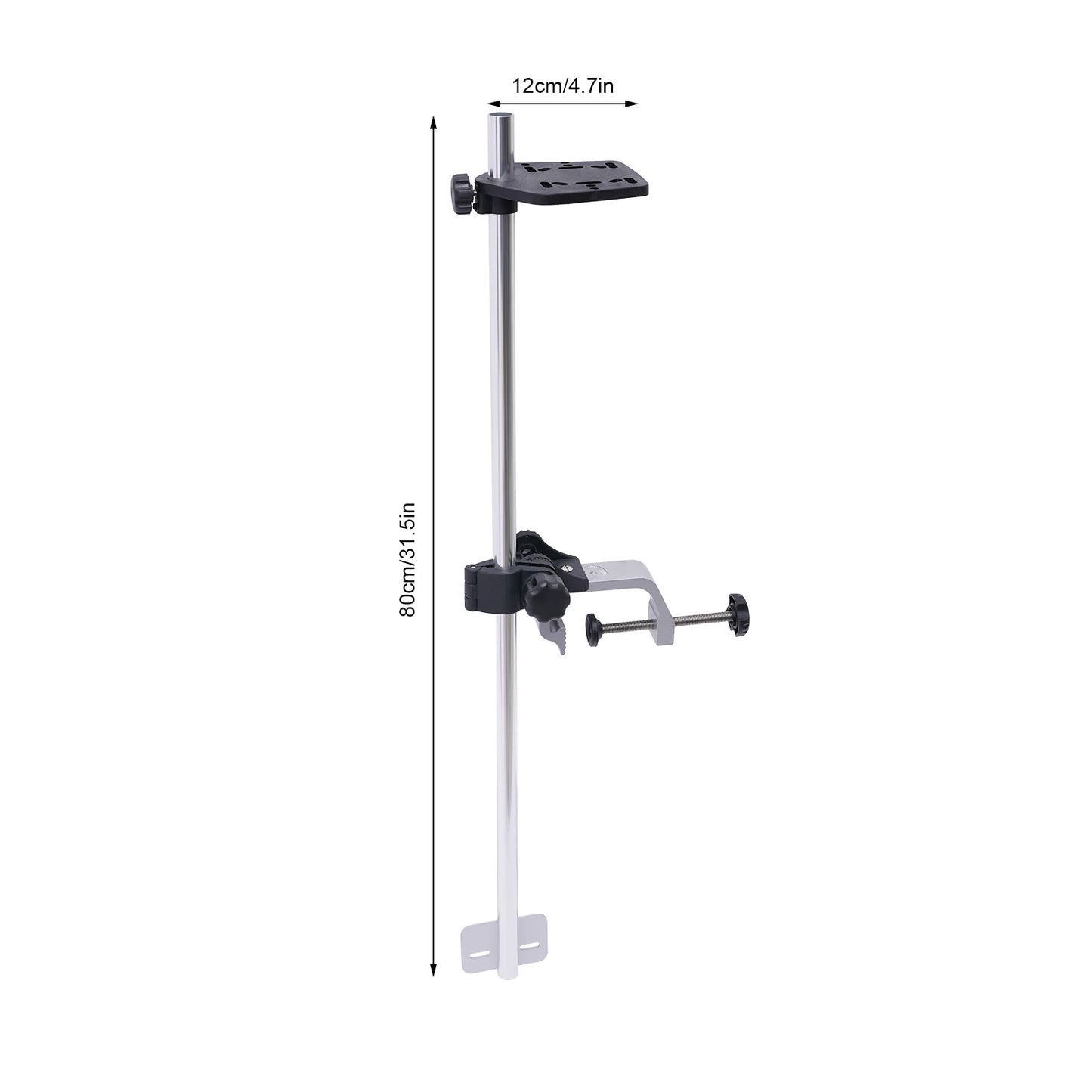 Universal 360 Rotating Fish Finder Transducer Mount For Boat Kayak