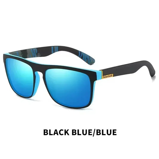 Polarized UV Protection Sunglasses Square Metal Frame Unisex