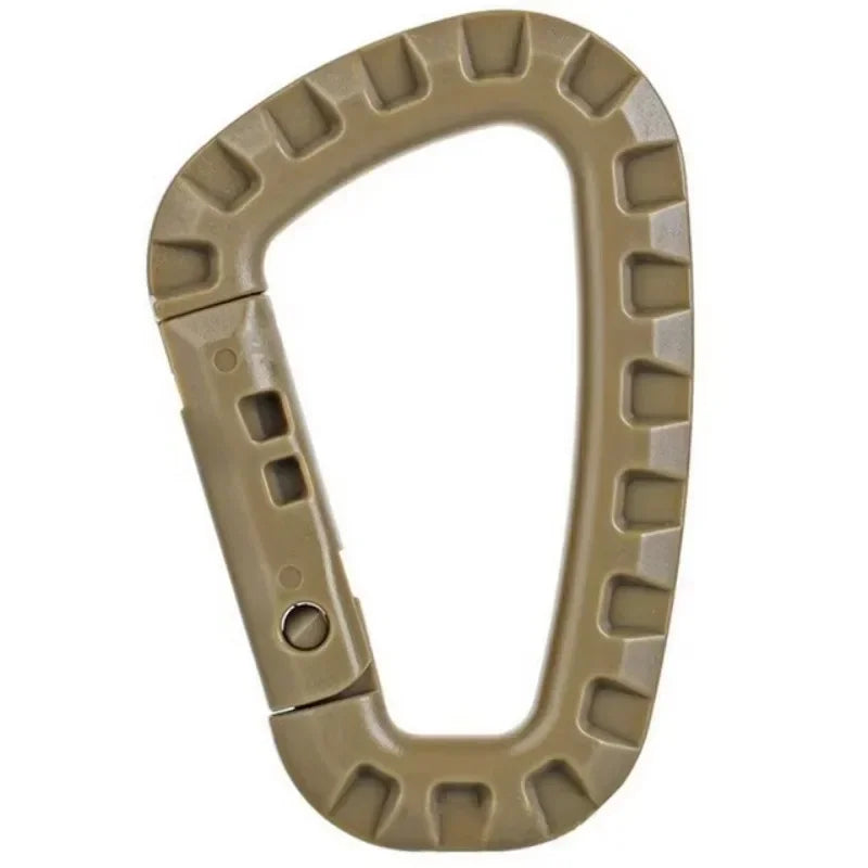 Plastic Carabiner Snap Clip Hook D Ring Buckle For Molle Backpacks