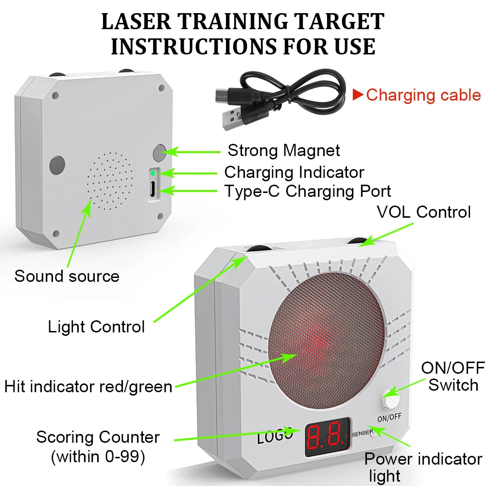 Infrared Induction Electronic Scoring Laser Target Training Toy
