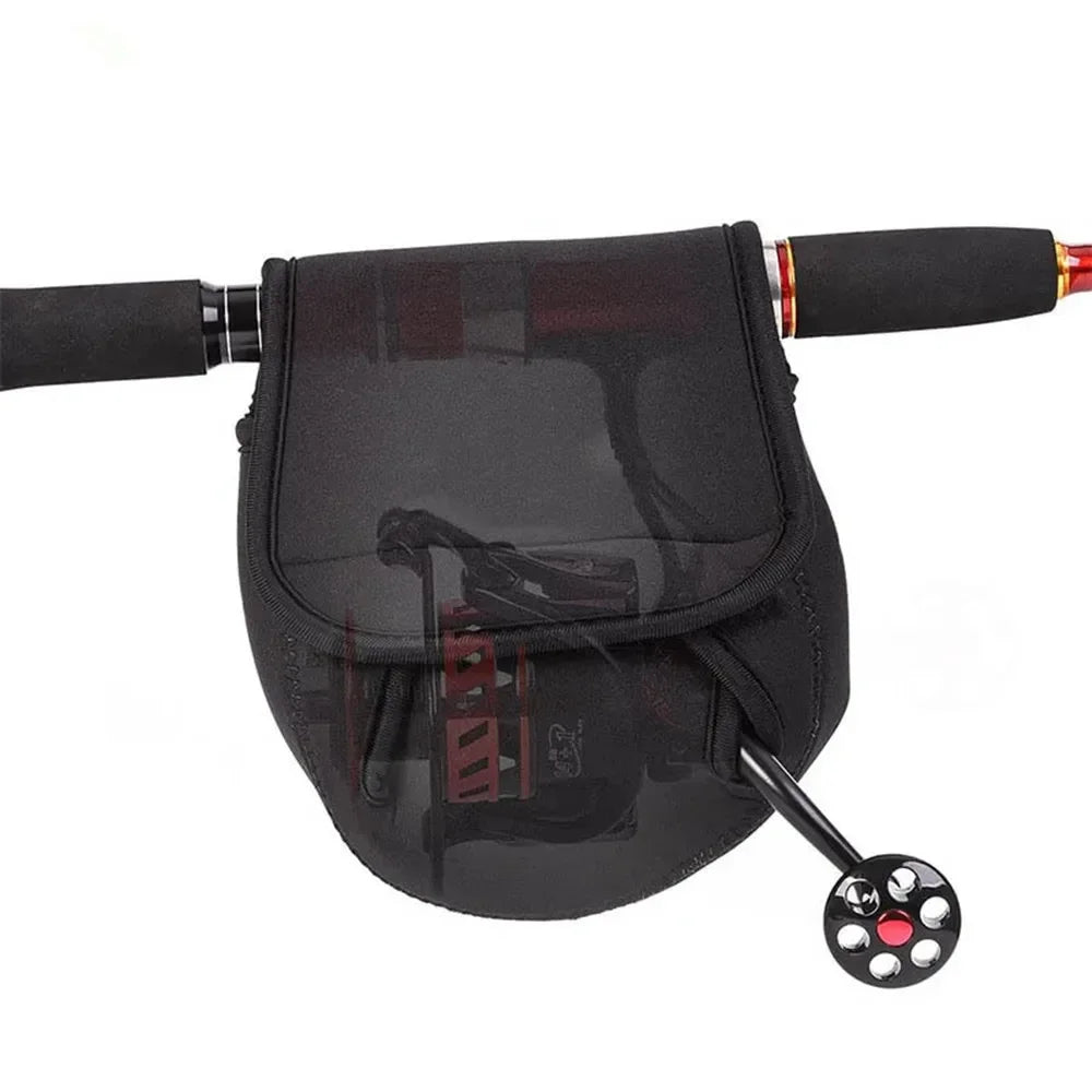 S/M/L Spinning Fishing Reel Cover Neoprene Wheel Protective Case Waterproof Reel Bag Storage Water Drop Wheel Package Outdoor