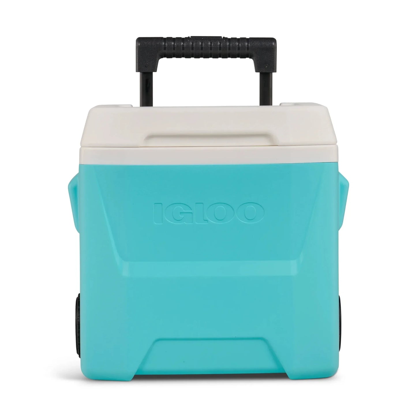 Hard Sided Roller Cooler With Telescoping Handle And Wheels